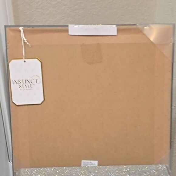 Instinct Style Chanel & Vogue Framed Glitter Hand Embellished Framed Wall Decor - Picture 6 of 6